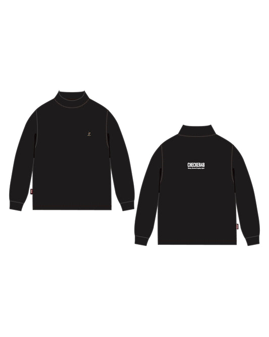 EX COOL NYLON PIQUE MOCK SHIRTS-W