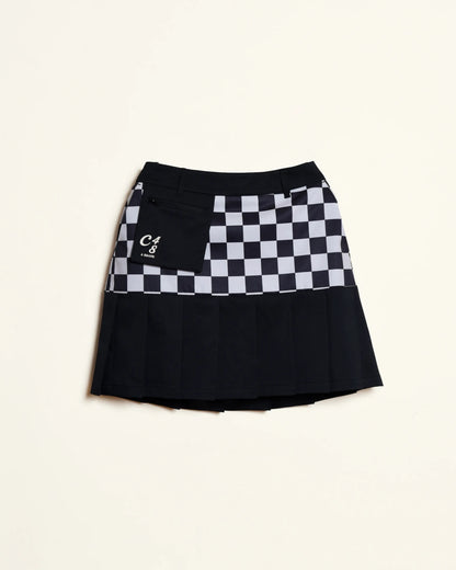 POLY CK PLEATED SK