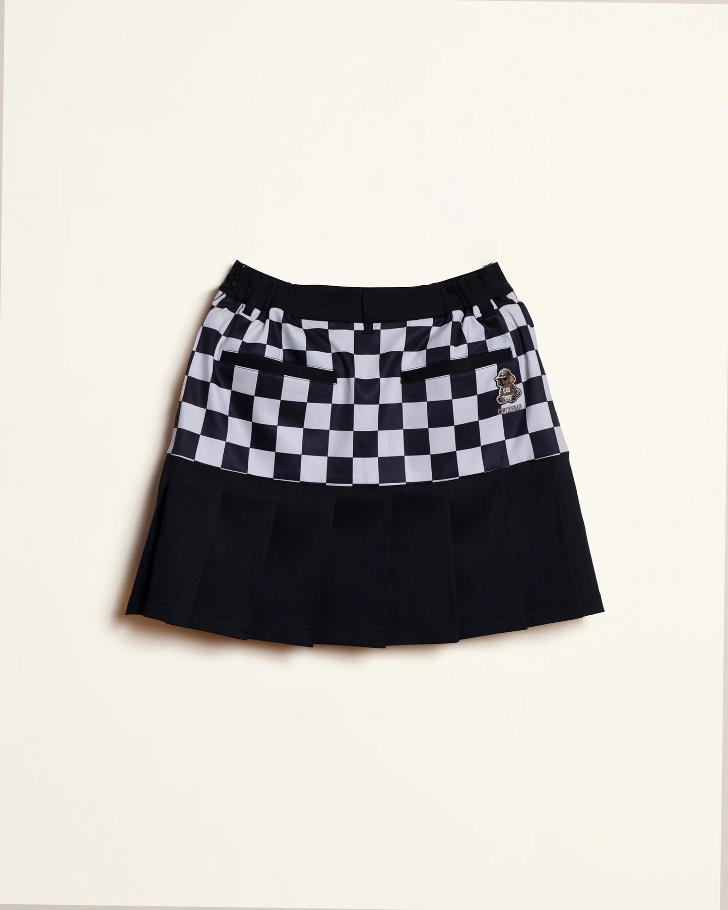POLY CK PLEATED SK