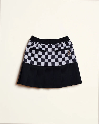 POLY CK PLEATED SK