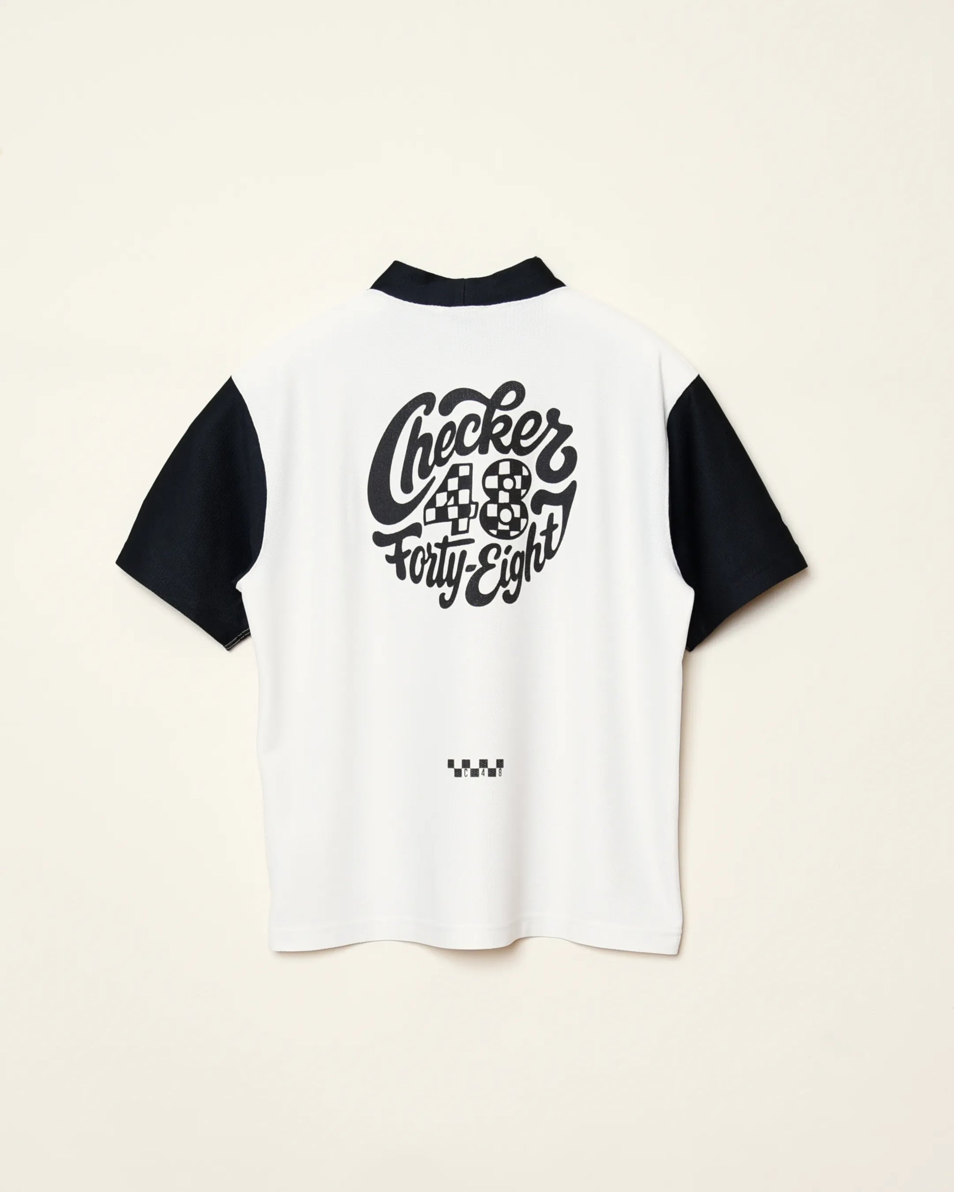 MESH MOCK T-SHIRTS【ゴルフ・モックネックTシャツ】｜CHECKER48