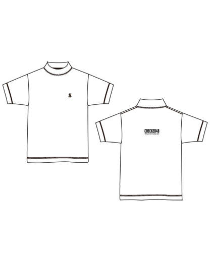 EX COOL NYLON PIQUE MOCK TEE