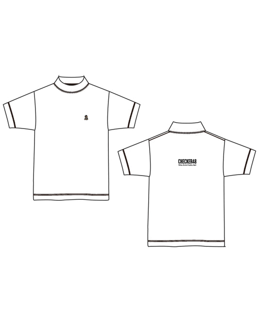 EX COOL NYLON PIQUE MOCK TEE