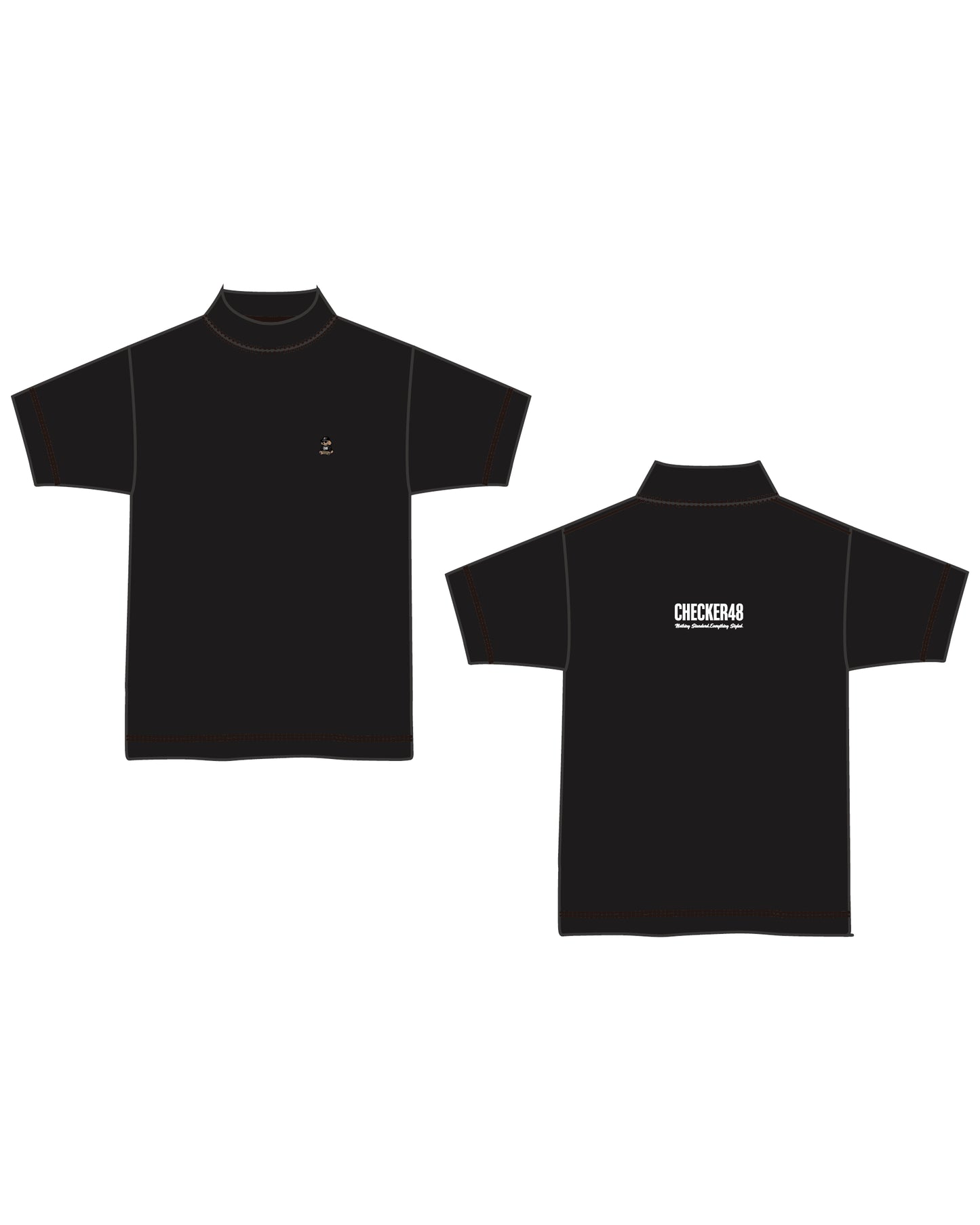 EX COOL NYLON PIQUE MOCK TEE