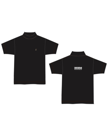 EX COOL NYLON PIQUE MOCK TEE