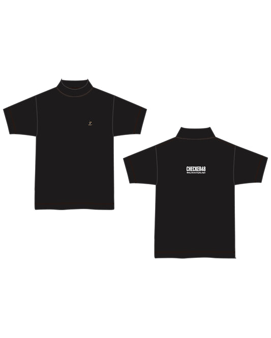EX COOL NYLON PIQUE MOCK TEE