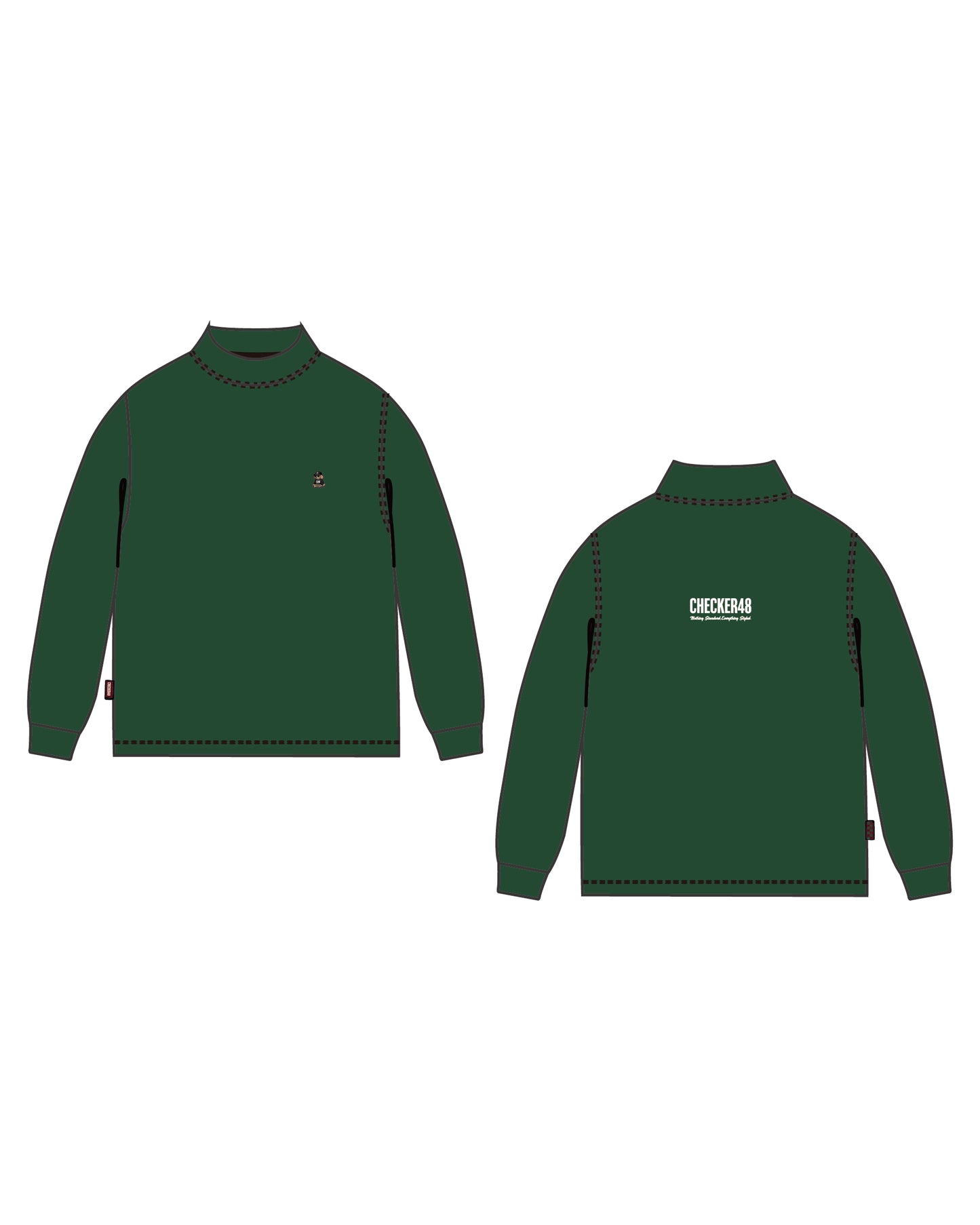 EX COOL NYLON PIQUE MOCK SHIRTS-W