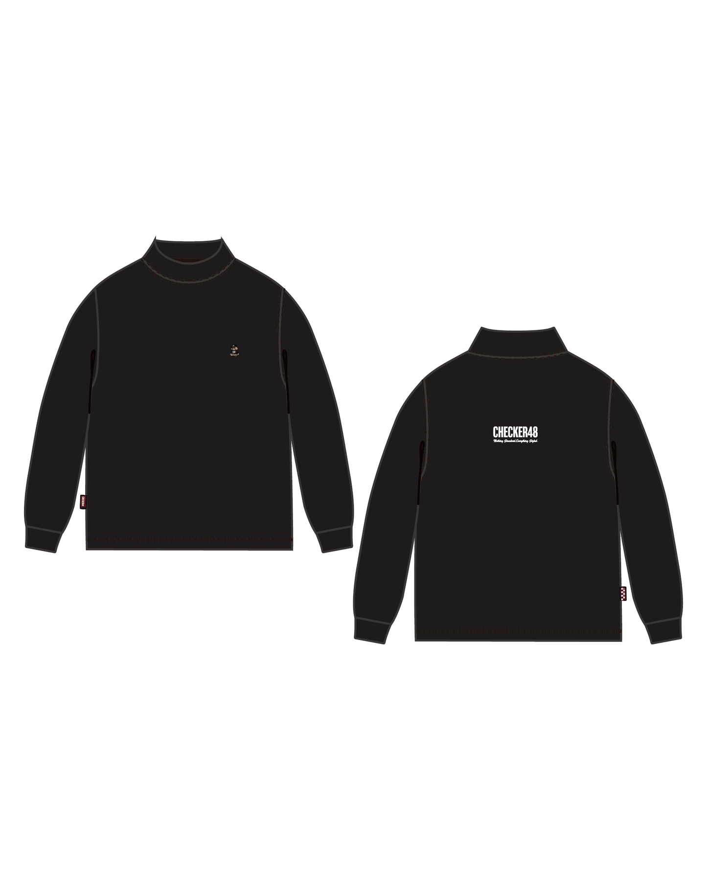 EX COOL NYLON PIQUE MOCK SHIRTS-W