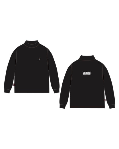 EX COOL NYLON PIQUE MOCK SHIRTS-W