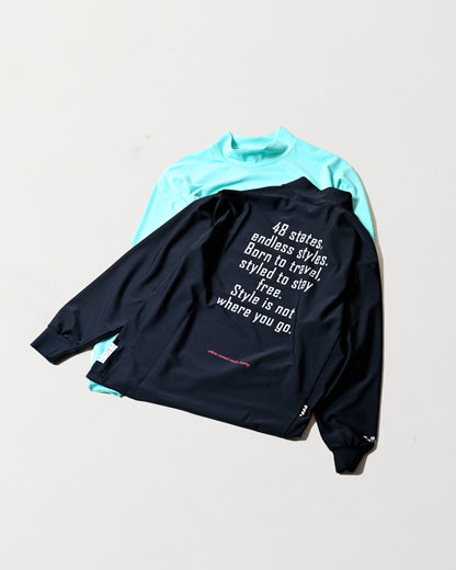 LESS SEE-THROUGH MOCK SHIRTS
