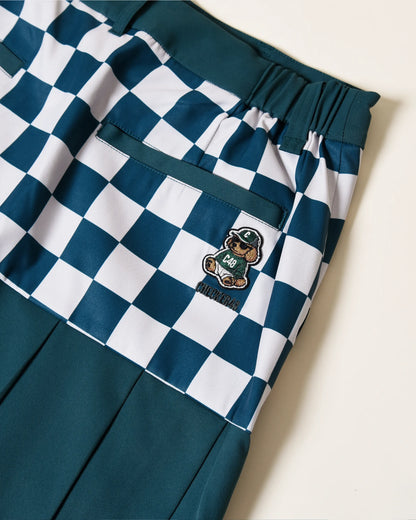 POLY CK PLEATED SK