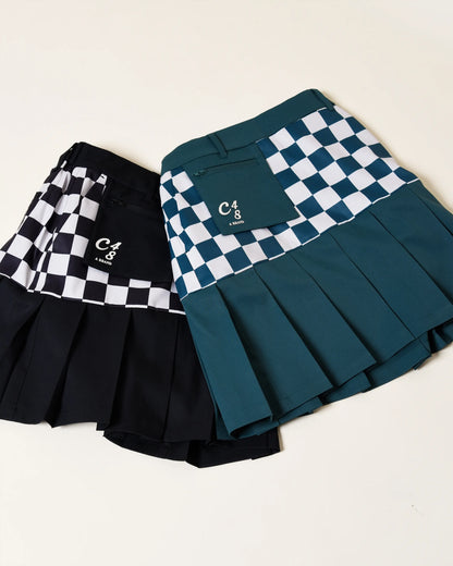 POLY CK PLEATED SK