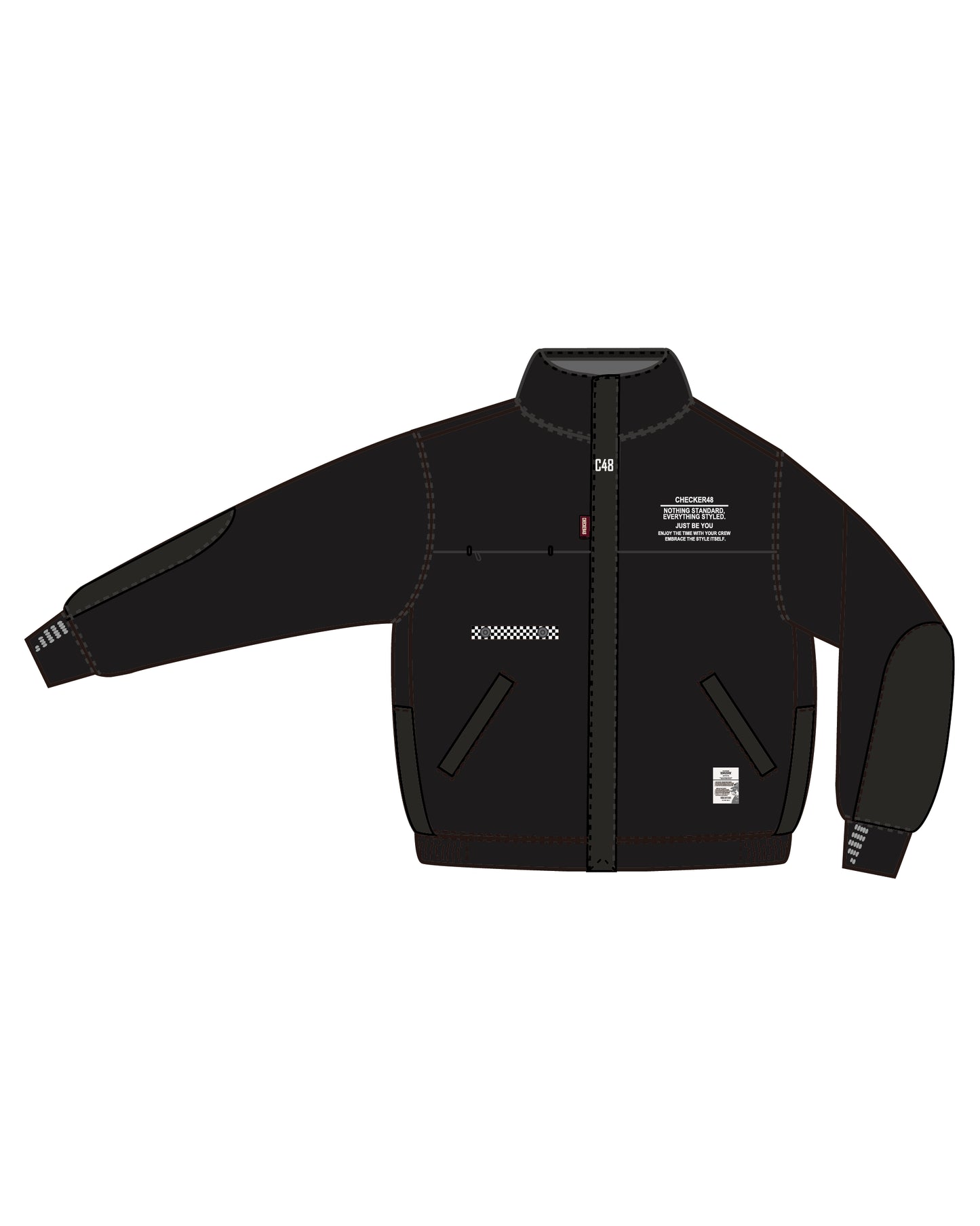 BACK FLEECE LAB JACKET