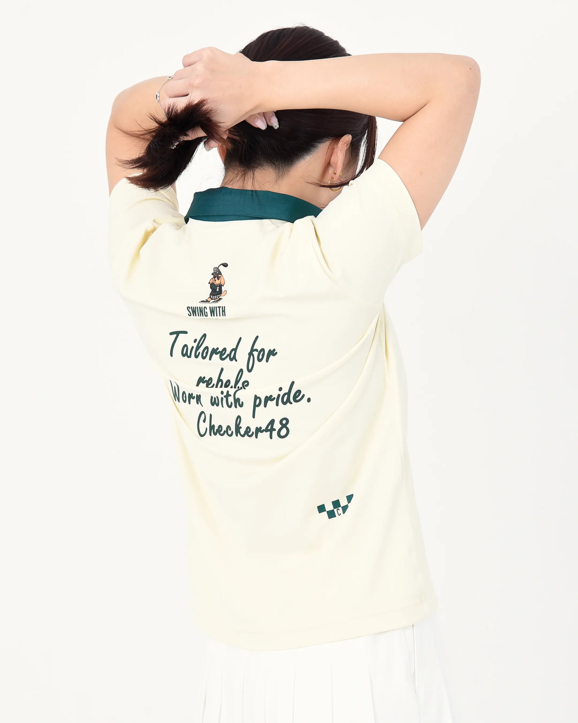 COOL BICOLOR POLO【 ゴルフ・ポロシャツ】|CHECKER48 OFFICIAL COOL BICOLOR POLO【 ゴルフ・ポロシャツ】|CHECKER48 OFFICIAL