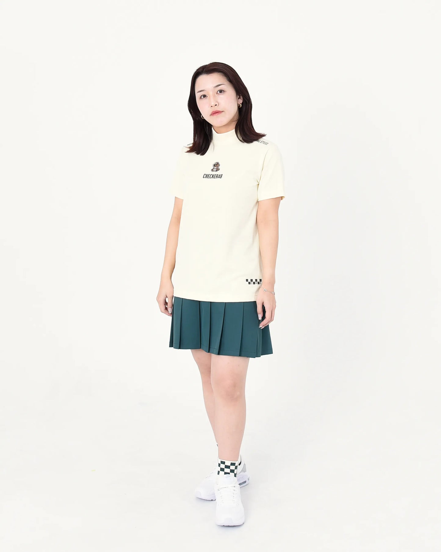 NYLON MOCK T-SHIRTS【ゴルフ・モックネック】｜CHECKER48 OFFICIAL