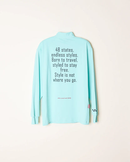 LESS SEE-THROUGH MOCK SHIRTS