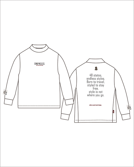 LESS SEE-THROUGH MOCK SHIRTS-W
