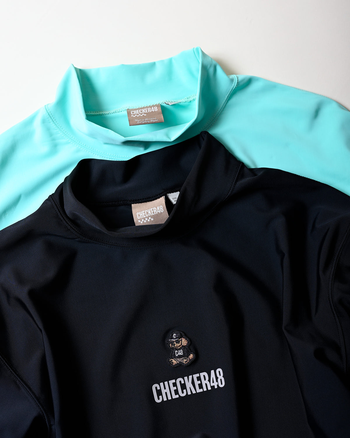 LESS SEE-THROUGH MOCK SHIRTS